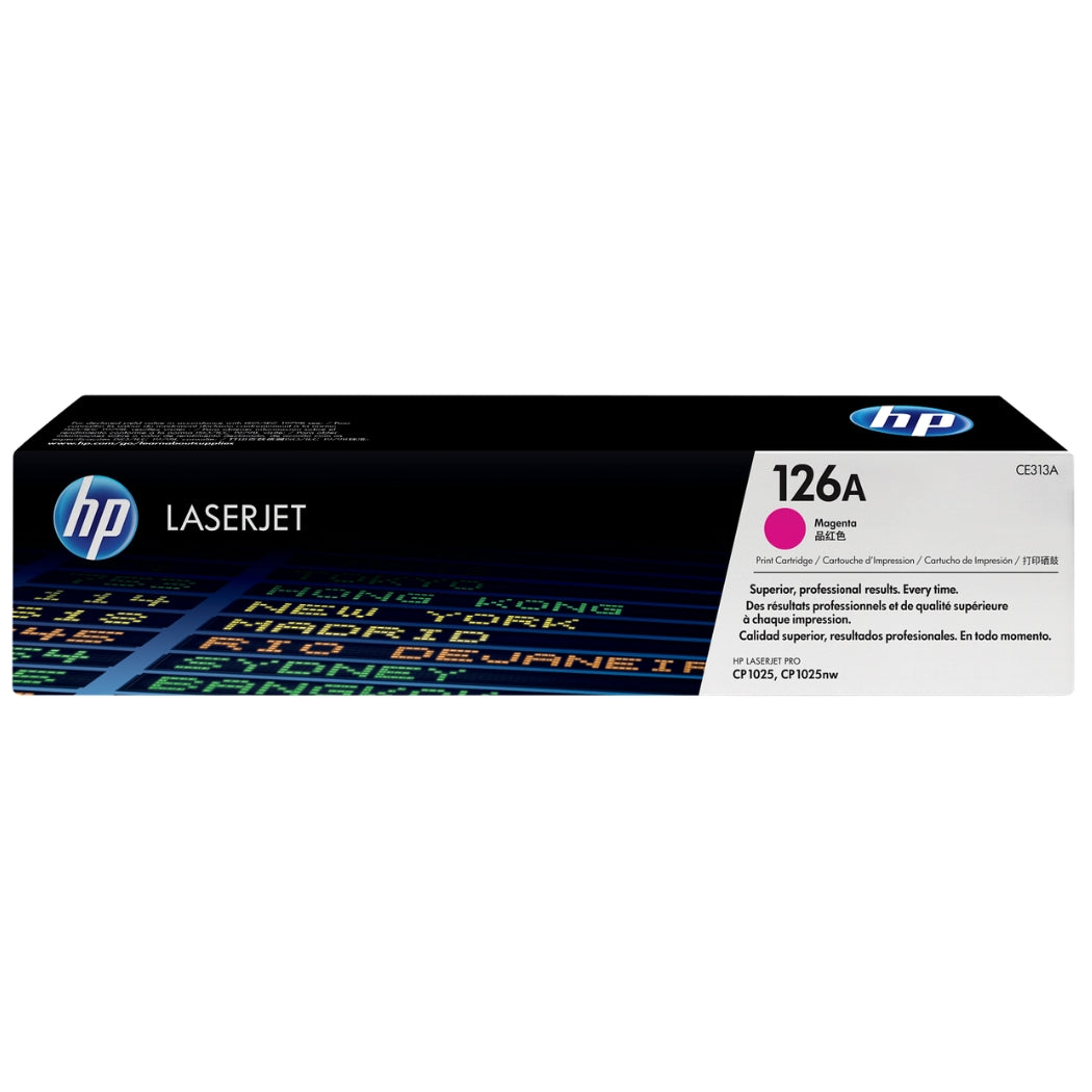 Original HP 126A Standard Yield Magenta Toner Cartridge, CE313A (1000 Pages)