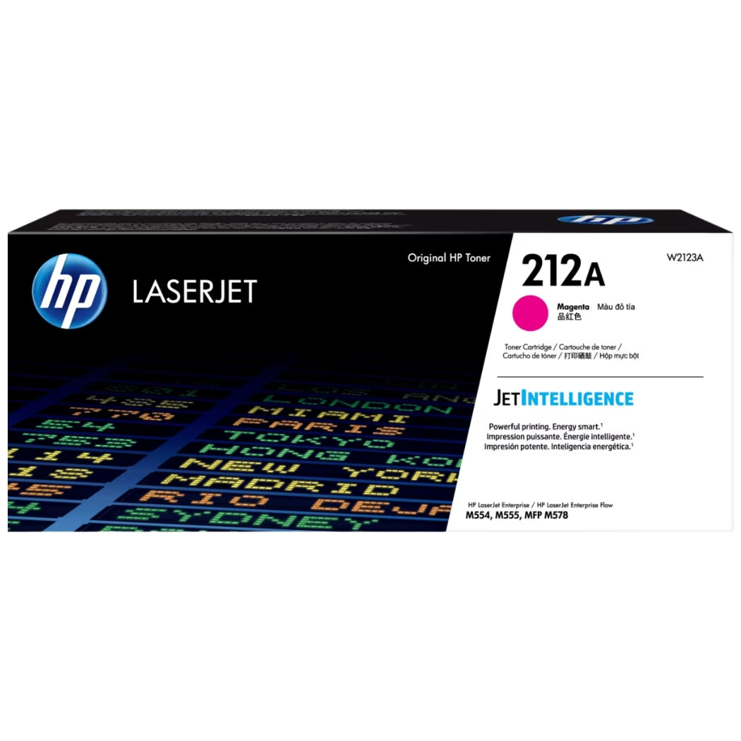 Original HP 212A Standard Yield Magenta Toner Cartridge, W2123A
