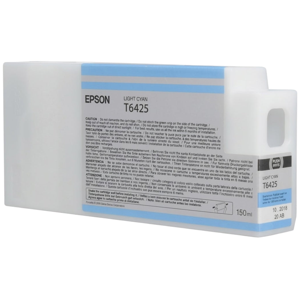 Epson T6425 Light Cyan 150ml Ink Cartridge