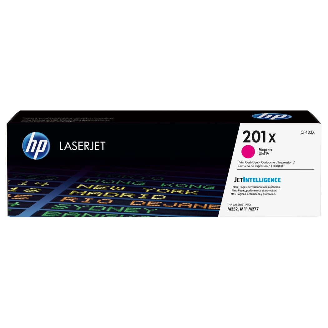 Genuine HP 201X High-Yield Magenta LaserJet Toner Cartridge, CF403X