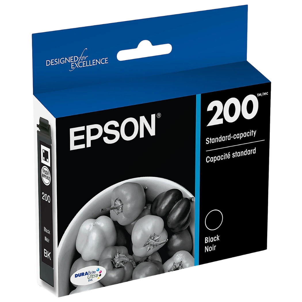 Genuine Epson 200 Standard Yield Black Ink Cartridge
