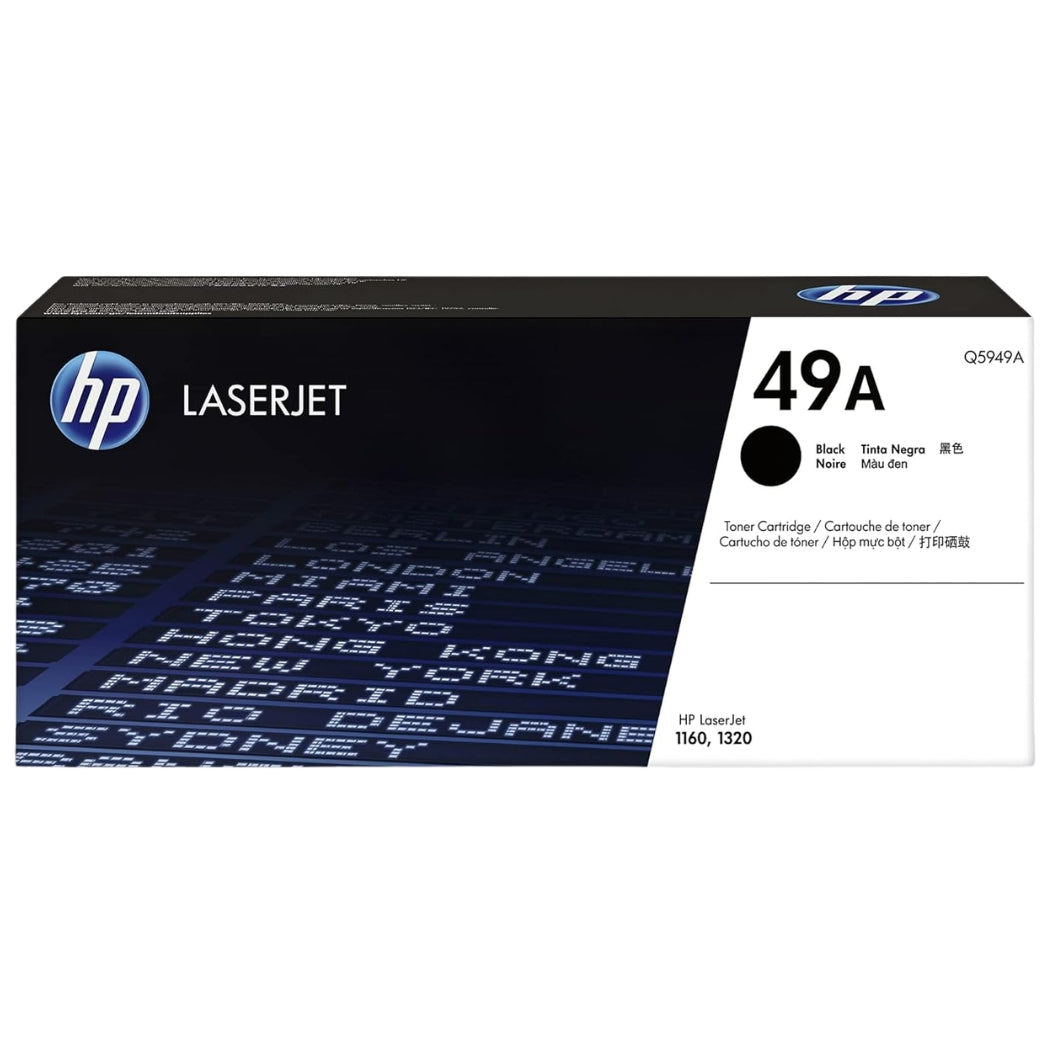 HP 49A Standard Yield Black LaserJet Toner Cartridge, Q5949A