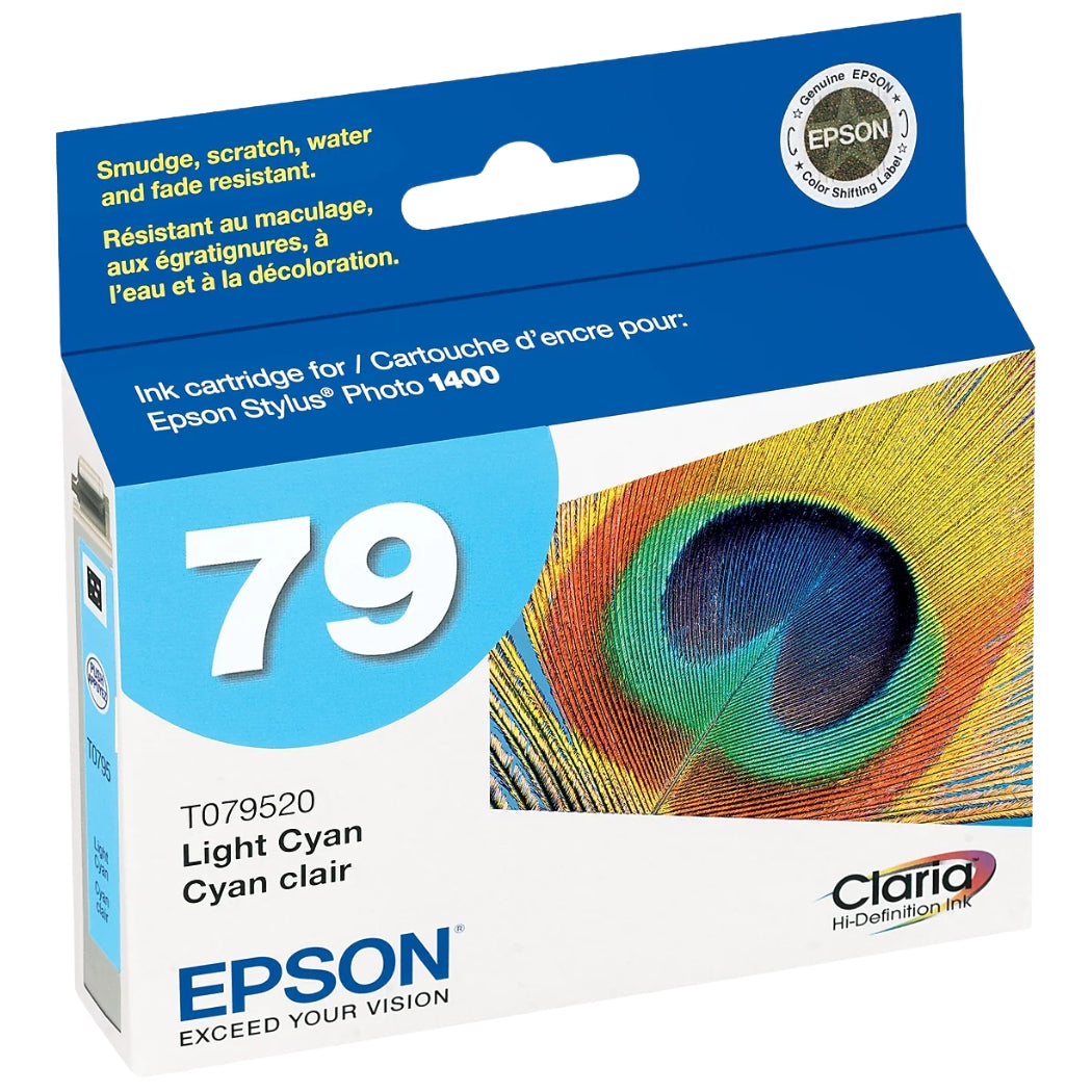 Original Epson 79 Light Cyan (T0795) Ink Cartridge