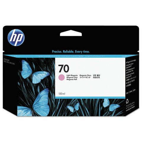 Original HP 70 130-ml Standard Yield Light Magenta Ink Cartridge, C9455A