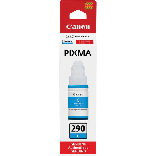 Original Canon GI-290 High Yield Cyan Ink Bottle, 1598C001