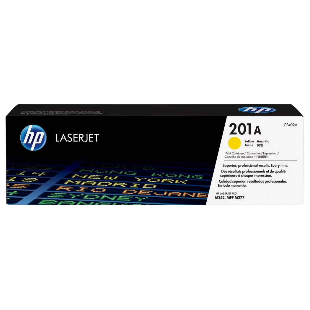 Original HP 201A Standard Yield Yellow Toner Cartridge, CF402A