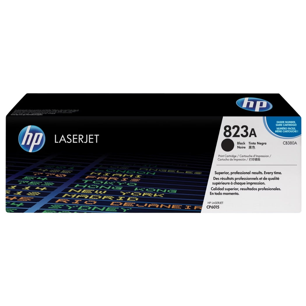 Genuine HP 823A Black Standard-Yield LaserJet Toner Cartridge, CB380A