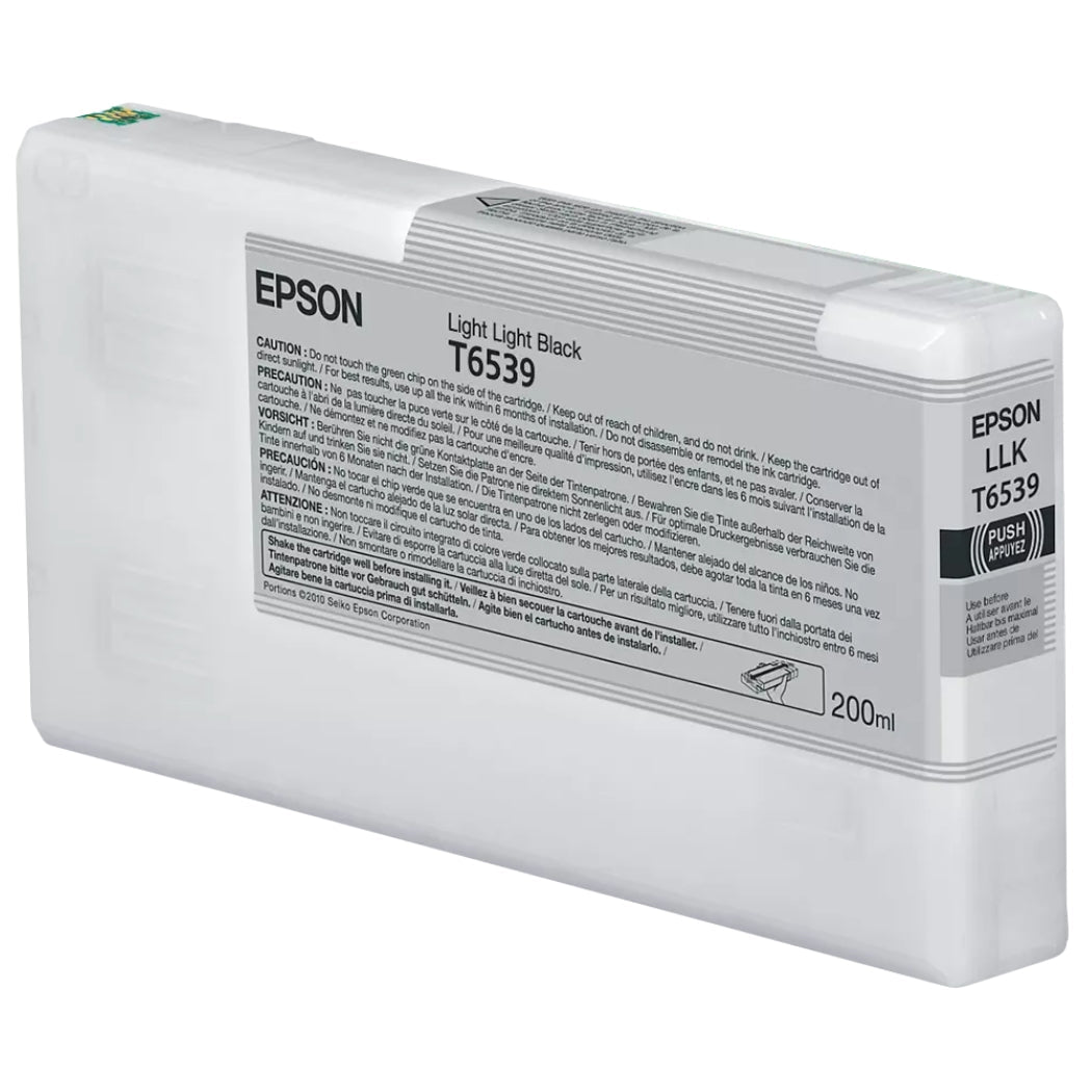 Epson T6539 Light Light Black Ink Cartridge, T653900
