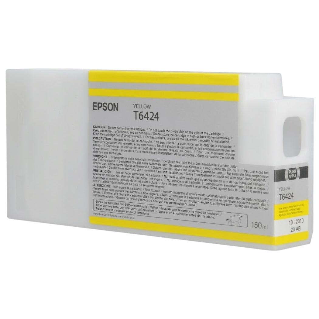 Epson T6424 Yellow 150ml Ink Cartridge