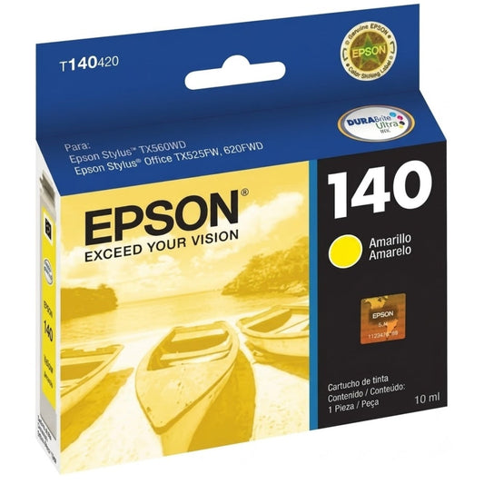 Genuine Epson 140 Yellow Ink Cartridge, T140420-AL