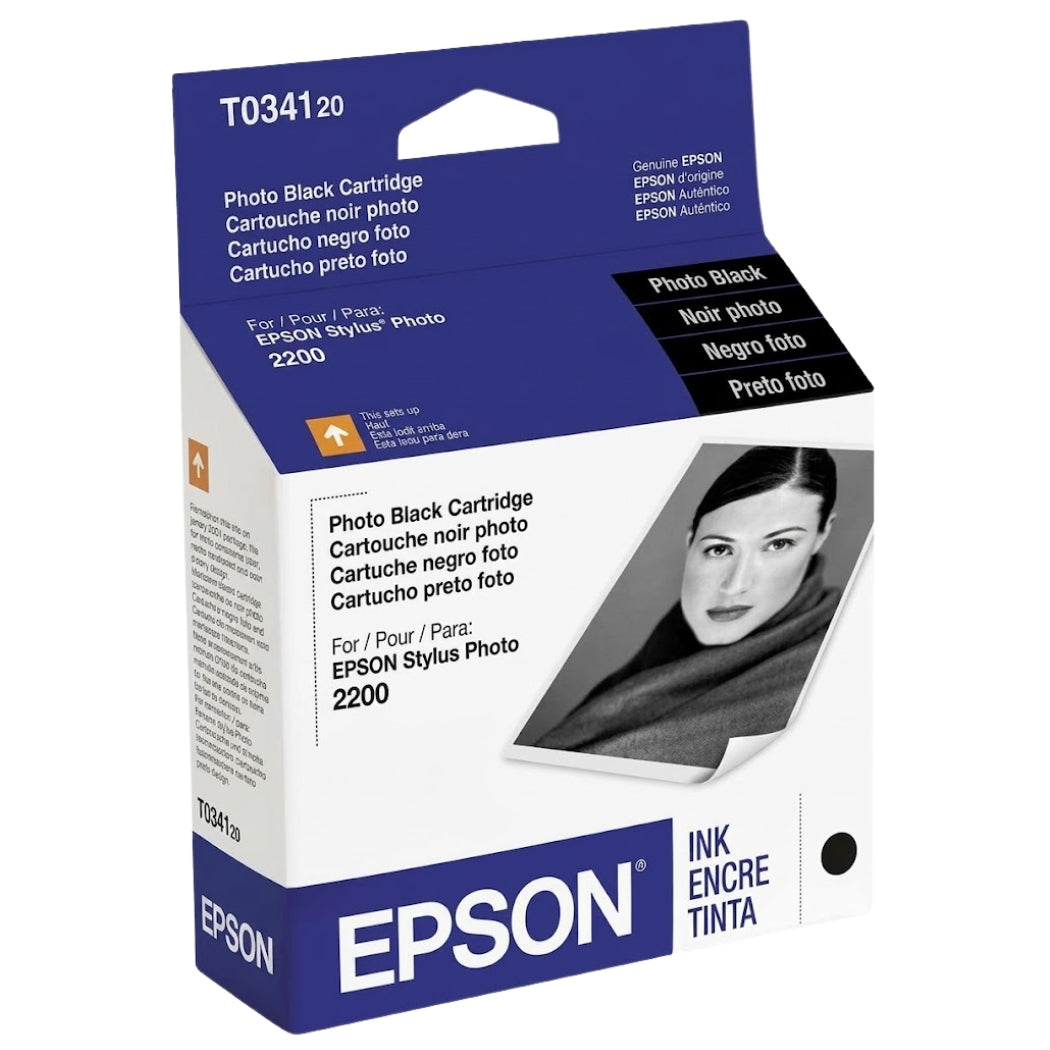 New Genuine Epson 34 (T0341) Photo Black Ink Cartridge