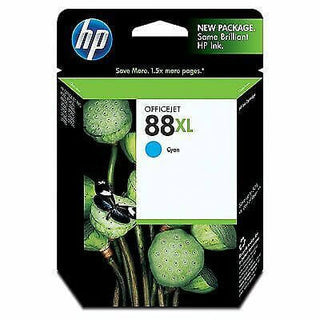 Original HP 88XL High Yield Cyan Ink Cartridges, C9391AN