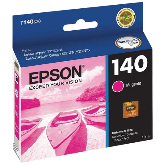 Genuine Epson 140 Magenta Ink Cartridge, T140320-AL