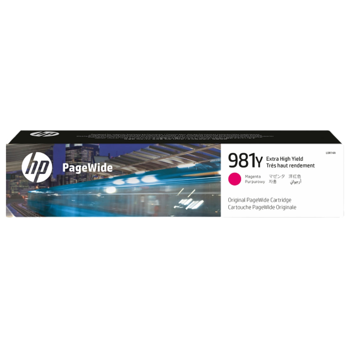 Genuine HP 981Y Extra High-Yield Magenta PageWide Ink Cartridge, L0R14A