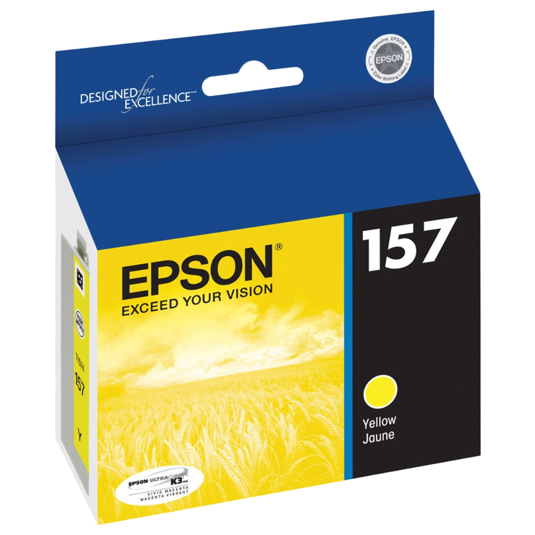 Original Epson 157 Yellow Ink Cartridge