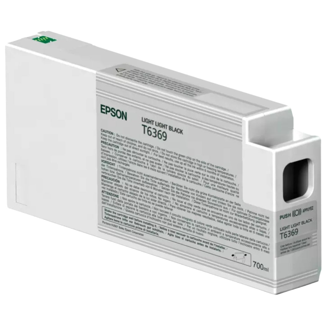 Epson T6369 Light Light Black Ink Cartridge, T636900