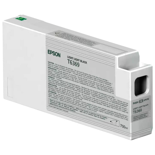 Epson T6369 Light Light Black Ink Cartridge, T636900
