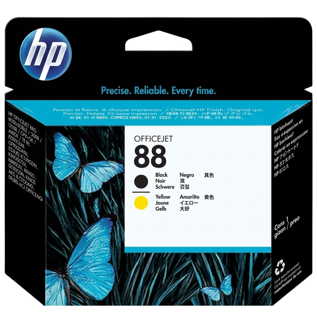 HP 88 (C9381A) Black and Yellow Original Printhead