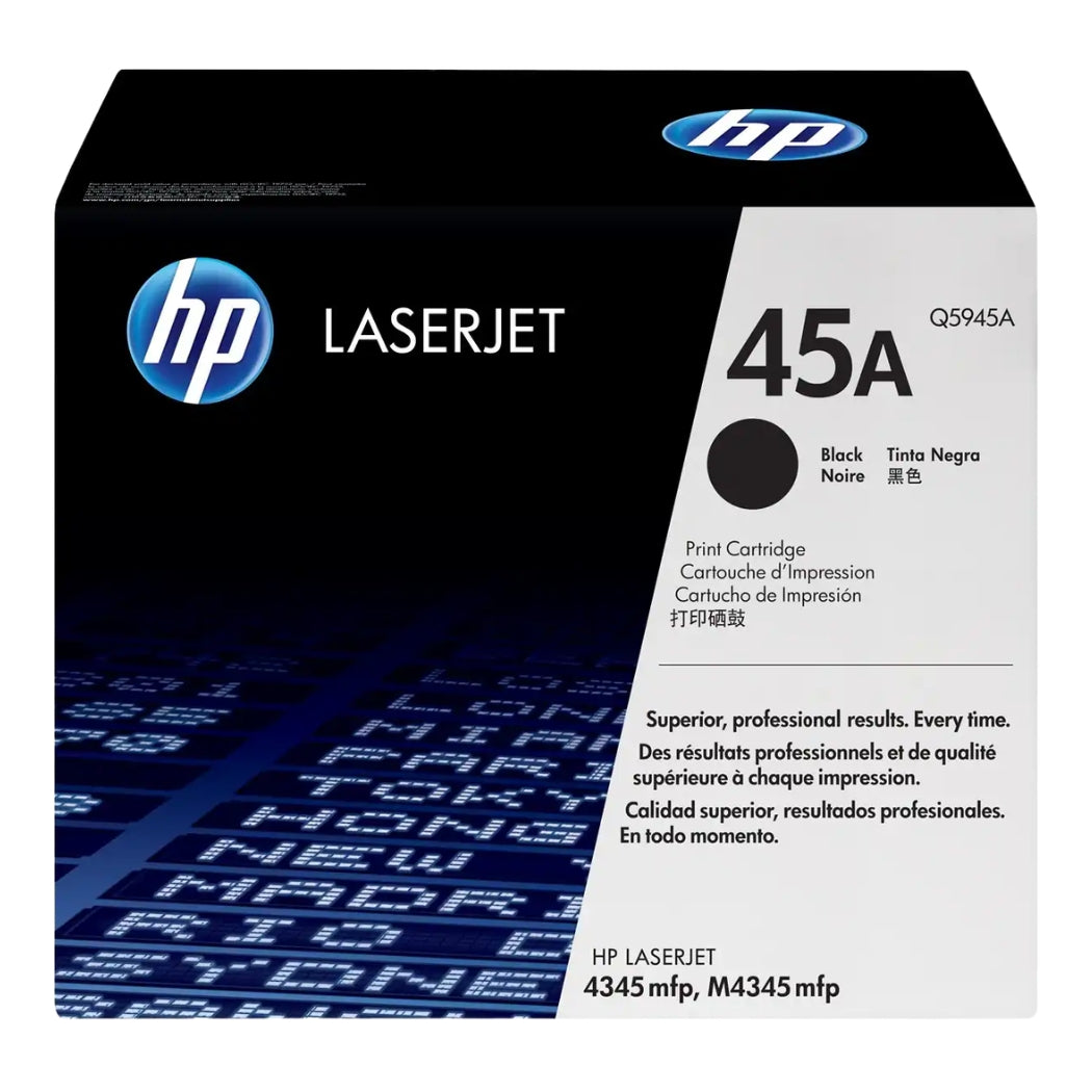Original HP 45A Standard Yield Black Toner Cartridge, Q5945A