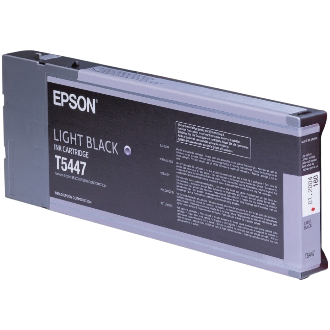 Epson T544 High Yield Light Black 220ml Ink Cartridge, T544700
