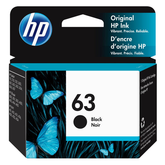 Original HP 63 (F6U62AN) Black Ink Cartridge
