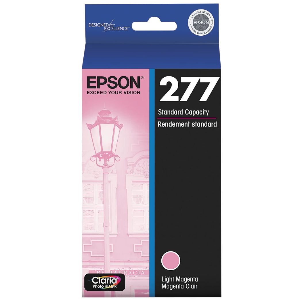 Epson 277 Standard-Yield Light Magenta Inkjet Cartridge, T277620-S