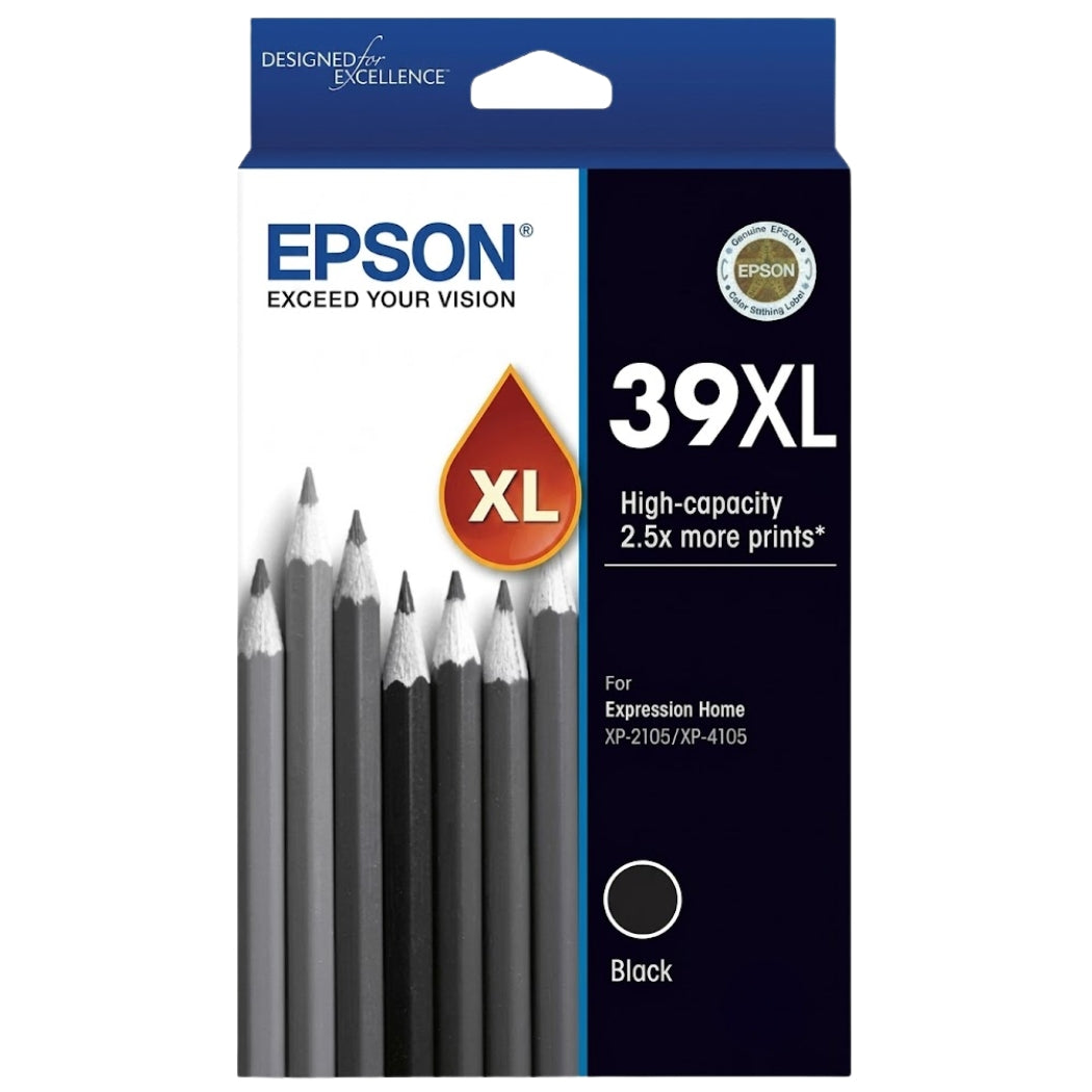 Original Epson 39XL High Yield Black Ink Cartridge, C13T04L192