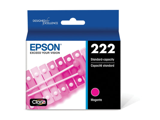 Original Epson 222 Standard Yield Magenta Ink Cartridge