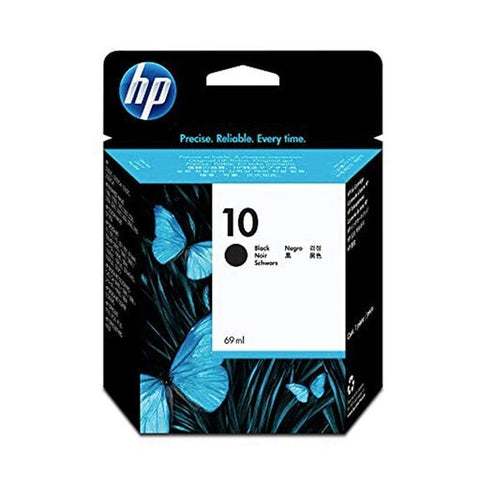 Original HP 10 Standard-Yield Black Ink Cartridge, C4844A