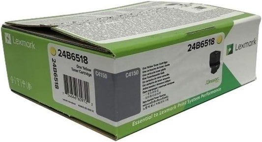 Original Lexmark C4150 High Yield Yellow Toner Cartridge, 24B6518