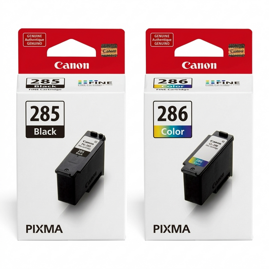 Original Canon CL-286/PG-285 Standard Yield Black and Color Ink Cartridge