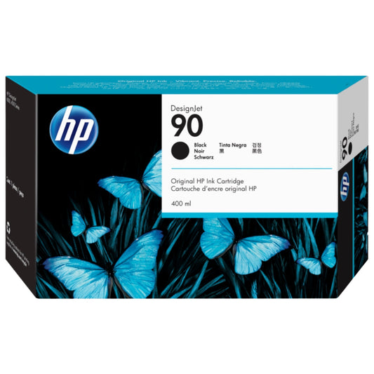 Original HP 90 (C5058A) 400-ml Black Ink Cartridge