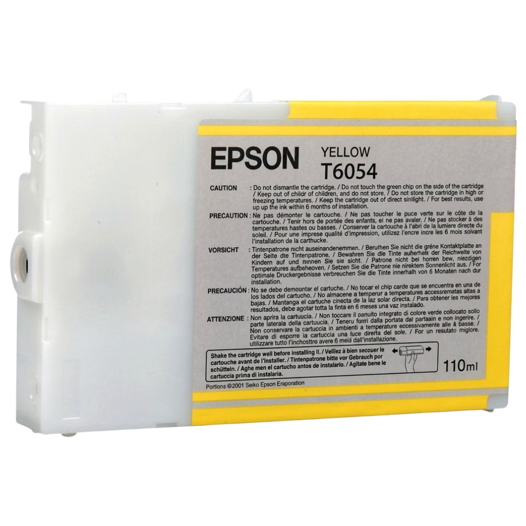 Epson T6054 Yellow Ink Cartridge, T605400
