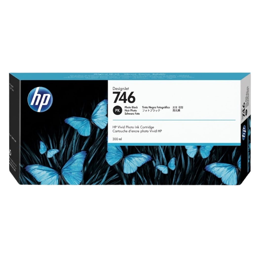Original HP 746 300mL Photo Black (P2V82A) Ink Cartridge