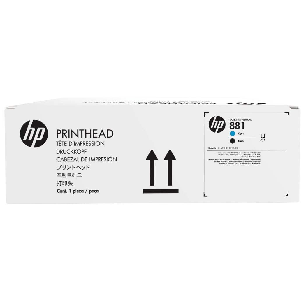 Original HP 881 Standard Yield Cyan & Black printhead, CR328