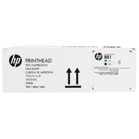 Original HP 881 Standard Yield Cyan & Black printhead, CR328