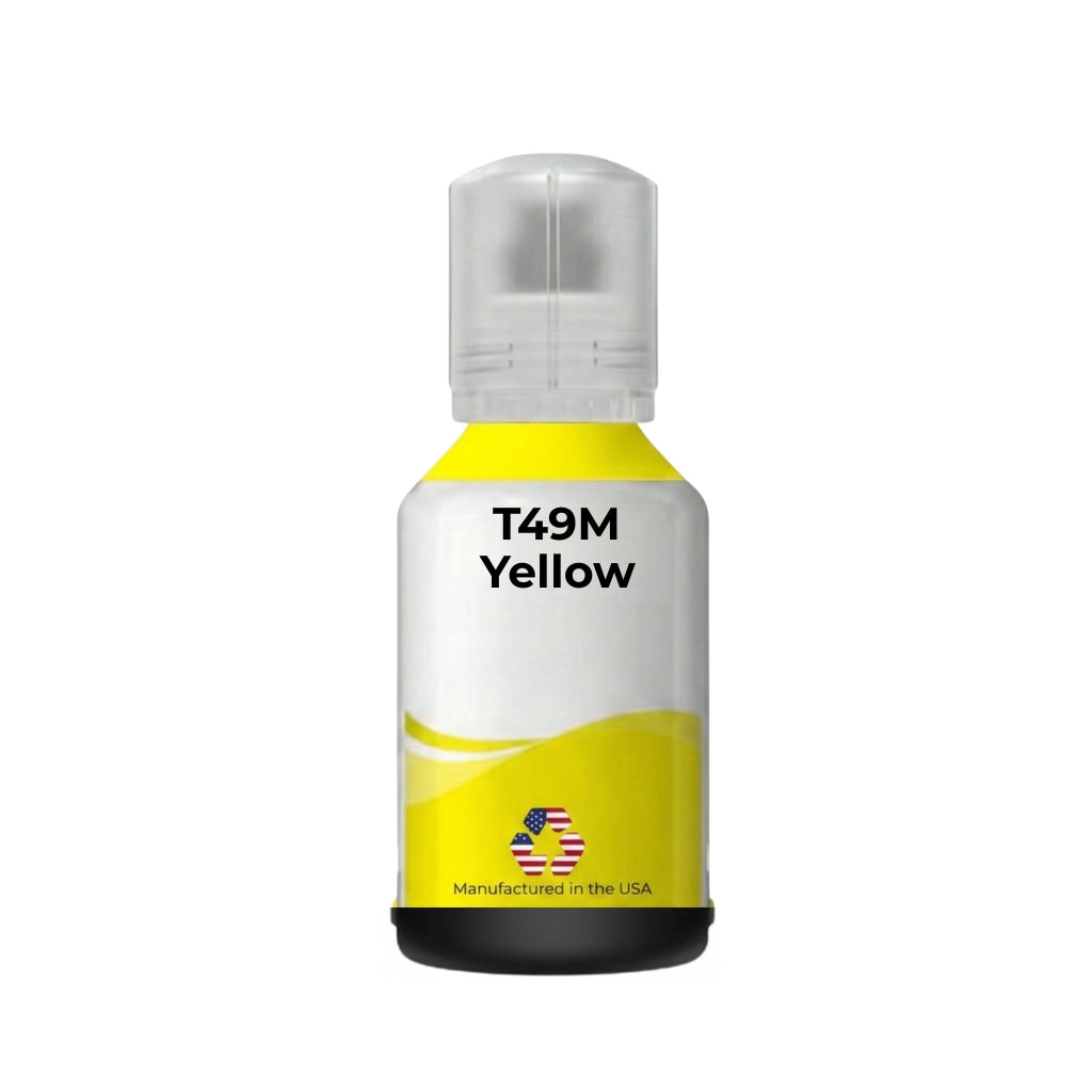JIT Brand Replacement For Epson T49M (T49M420) 140 ml Yellow Standard Yield Sublimation Ink Bottle Mad