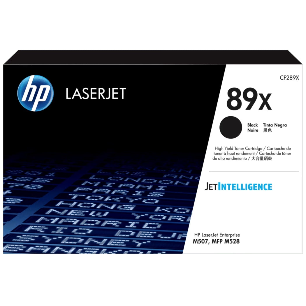 Original HP 89X High Yield Black Toner Cartridge, CF289X