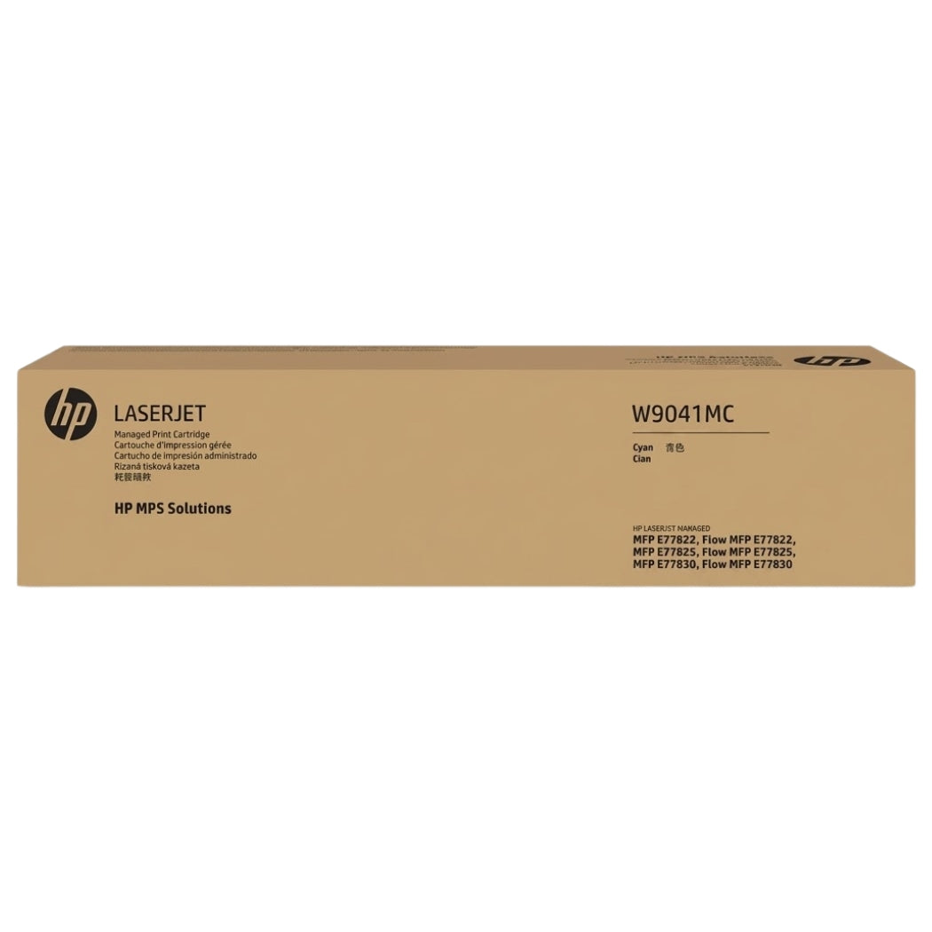 Genuine HP W9041MC High-Yield Cyan LaserJet Toner Cartridge