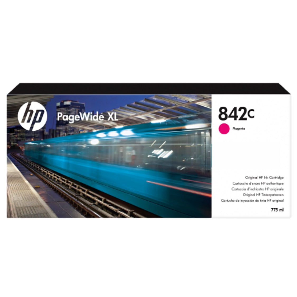 HP 842C 775-ml Magenta PageWide Ink Cartridge