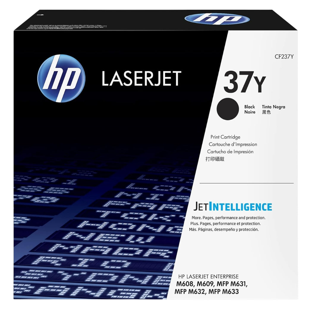 Original HP 37Y Extra High Yield Black Toner Cartridge, CF237YC