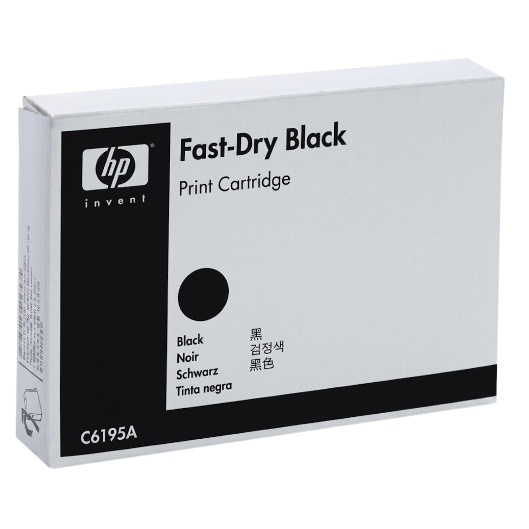 New HP C6195A Fast Dry Black Ink Cartridges