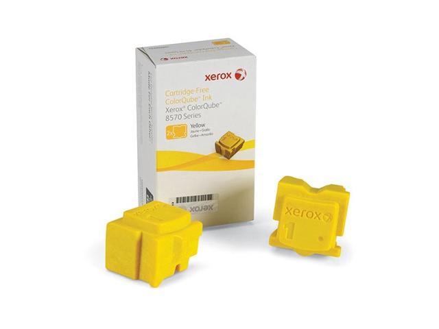 Original Xerox ColorQube 8570 / 8580 Standard Yield Yellow Solid Ink Pack (2 Sticks) (108R00928)