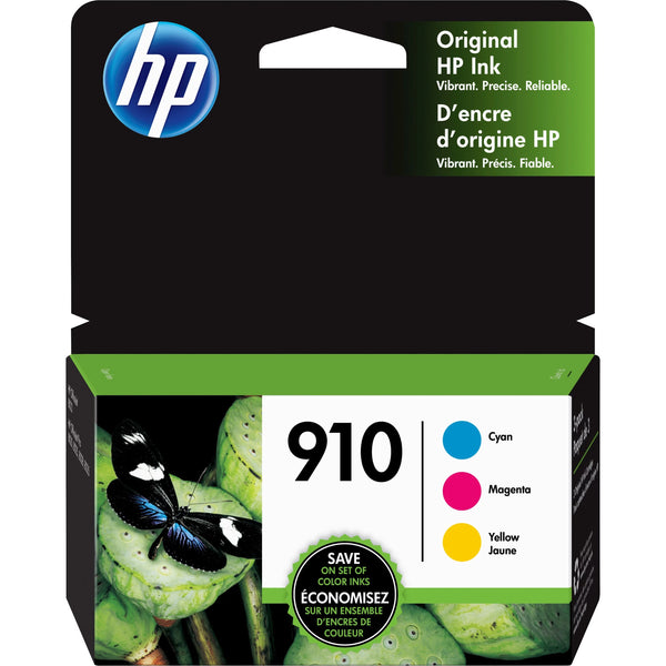 Original HP 910 Standard Yield Cyan, Magenta, Yellow Ink Cartridges