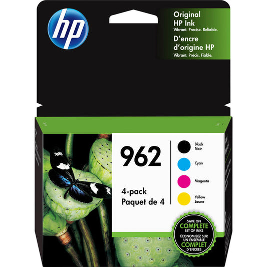 Original HP 962 Standard Yield Black, Cyan, Magenta, Yellow Ink Cartridge-4 Pack