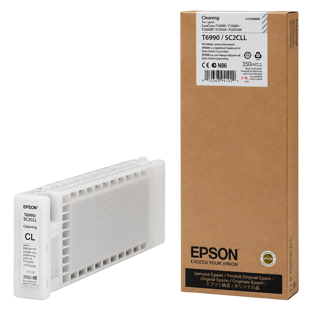 Genuine Epson T6990 350ml SureColor Cleaning Cartridge, SC2CLL