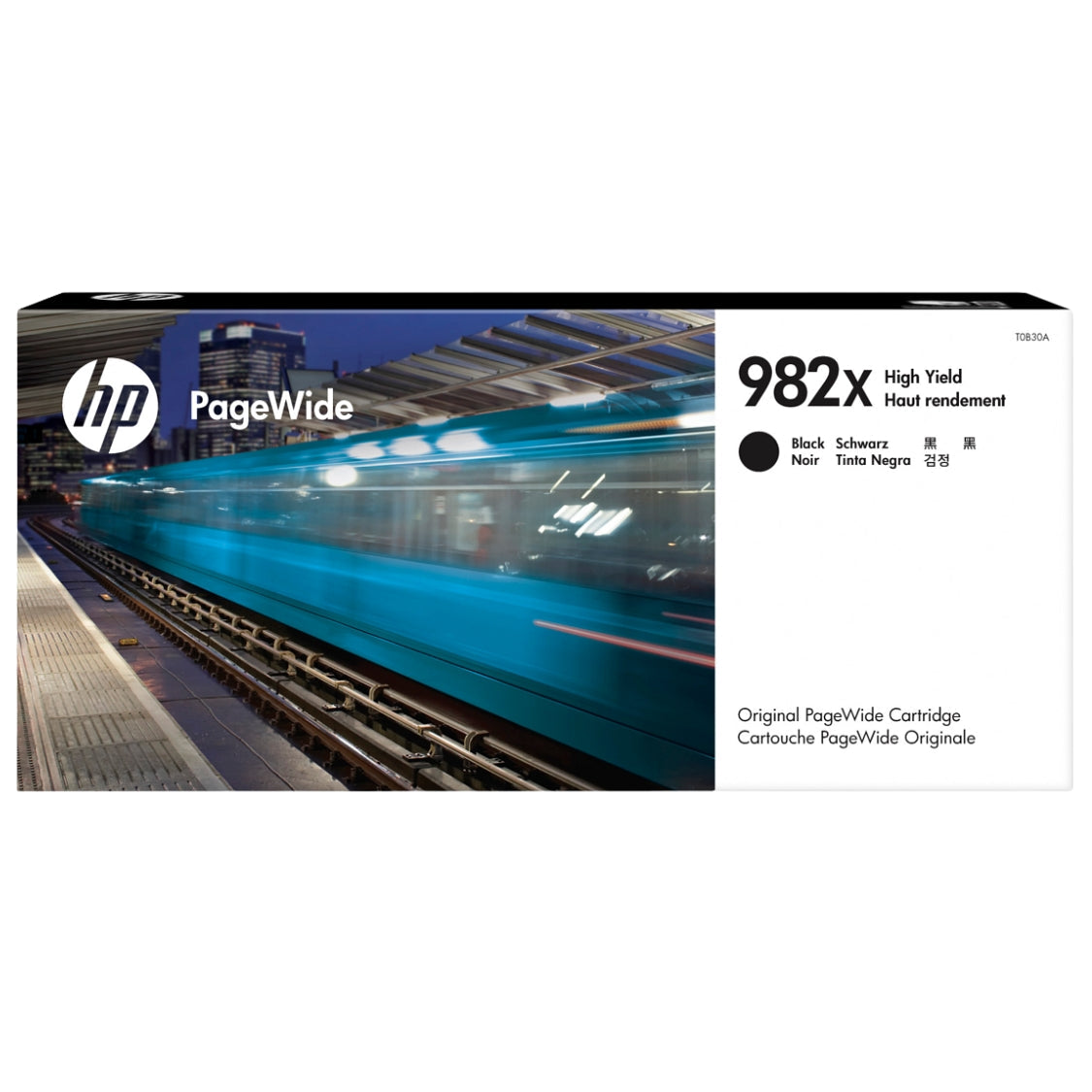 Original HP 982X High Yield Black Ink Cartridge, T0B30A