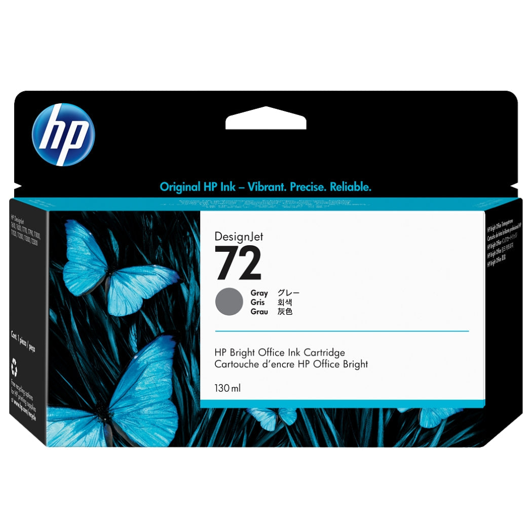 HP 72 130-ml (C9374A) Gray DesignJet Ink Cartridge