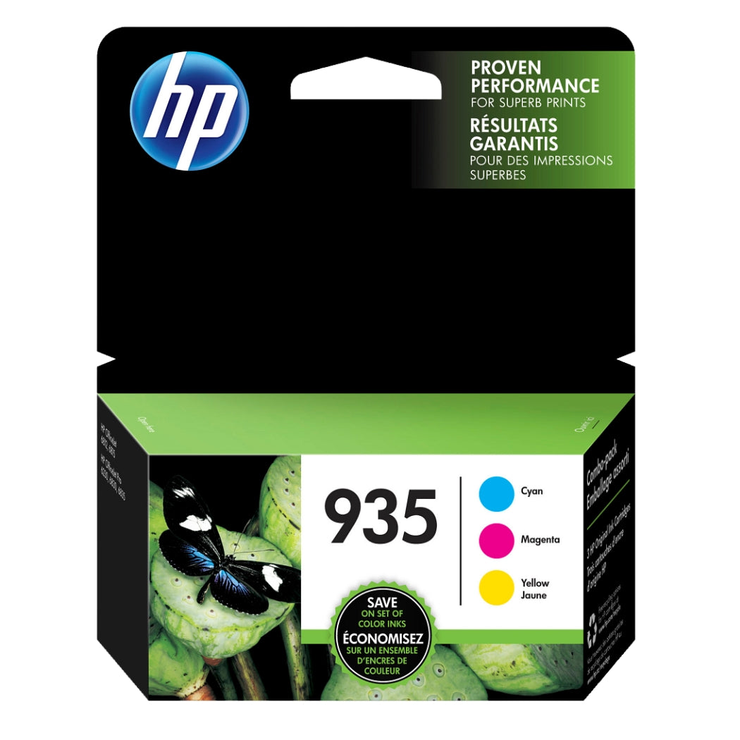 Original HP 935 Cyan, Magenta, Yellow Ink Cartridges-3 Pack, , N9H65FN#140