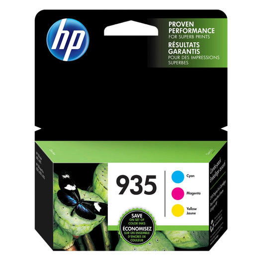 Original HP 935 Cyan, Magenta, Yellow Ink Cartridges-3 Pack, , N9H65FN#140